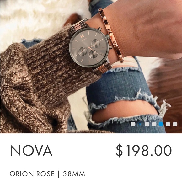 MVMT Nova Rose Gold & Gray Watch - Picture 3 of 12